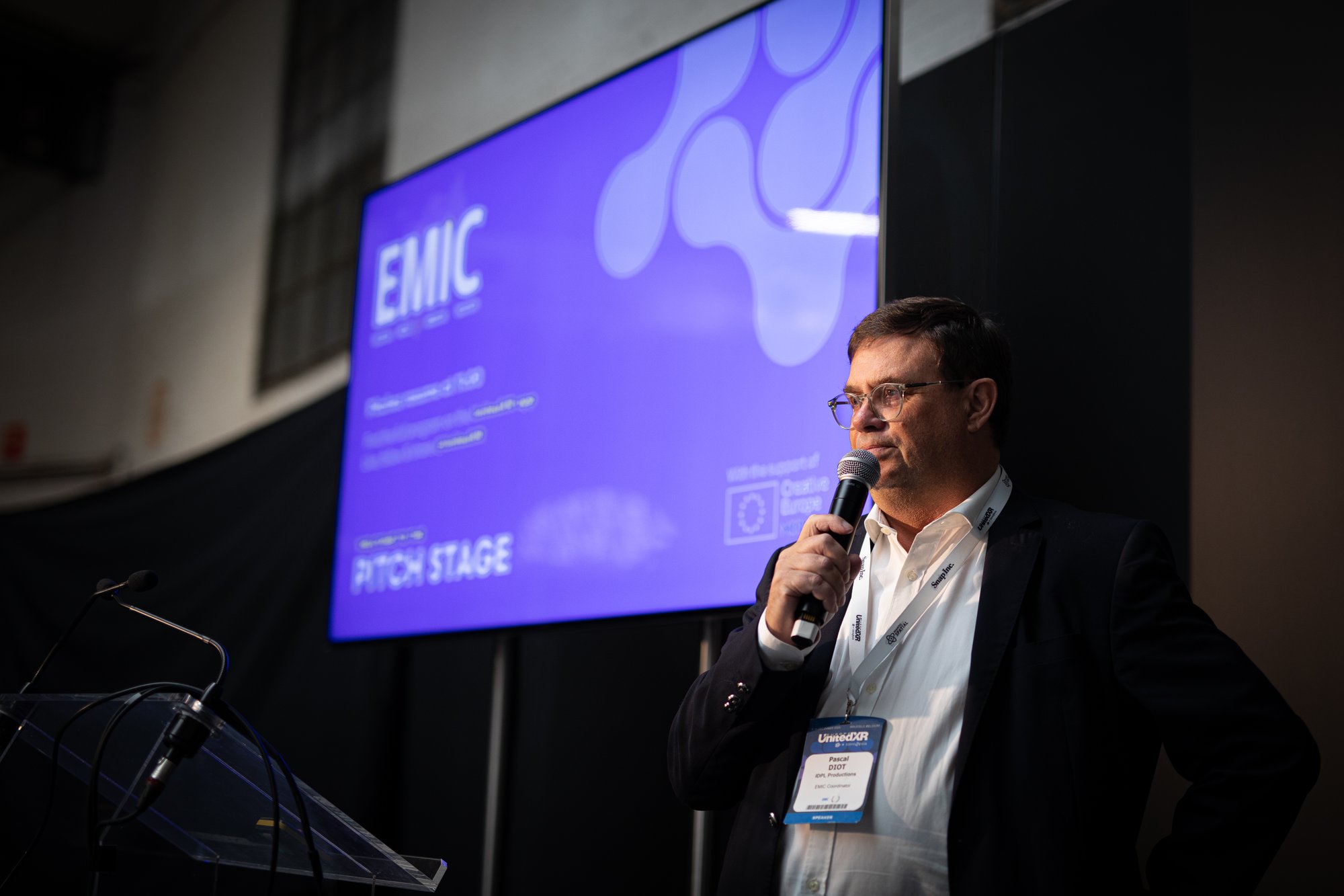 Pascal DIOT at EMIC Market UnitedXR Europe Pascal DIOT at EMIC Market UnitedXR Europe