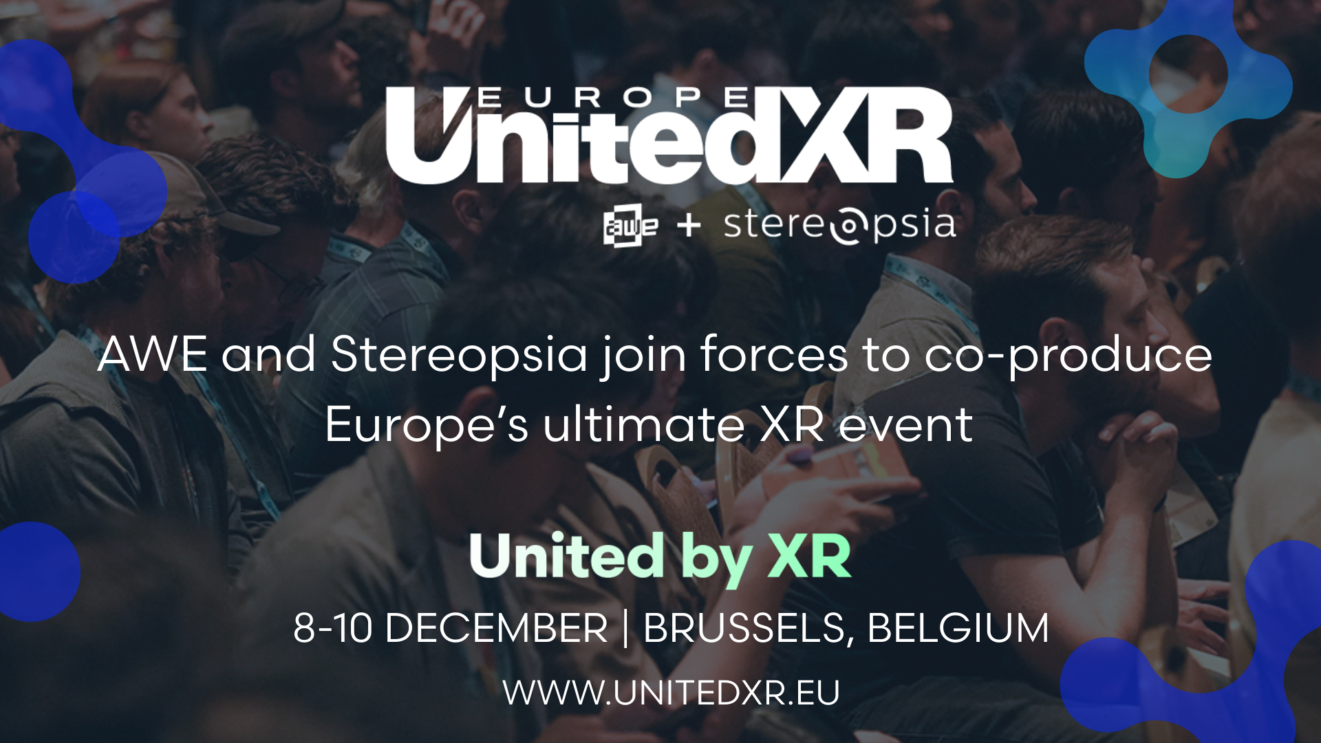 UnitedXR Europe promo banner UnitedXR Europe promo banner